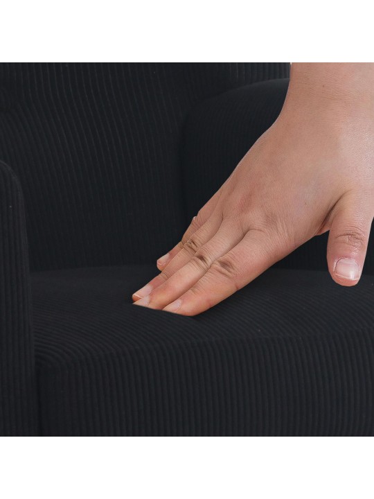 Kreslo Kioni Cord, čierna Kreslo Kioni Cord, čierna