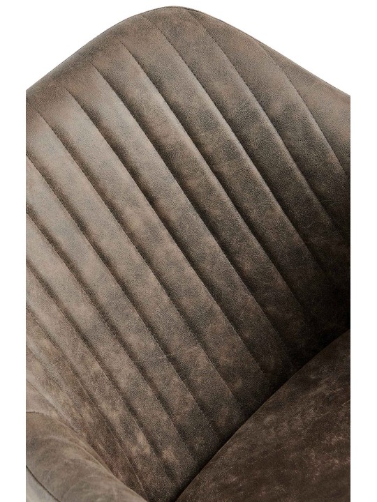 Sada 2 jedálenských stoličiek Welby Vintage, sivá