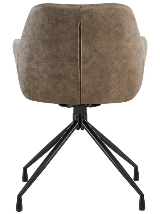 Sada 2 jedálenských stoličiek Welby Vintage, sivá