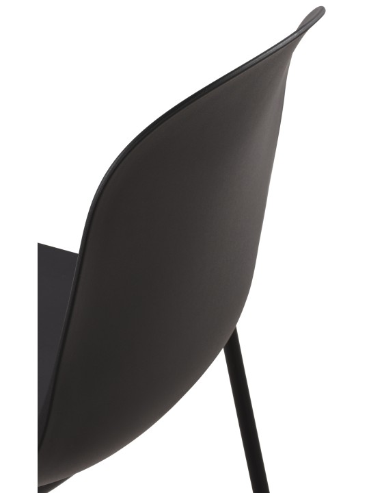 Sada 2 stoličiek Hardin, čierna