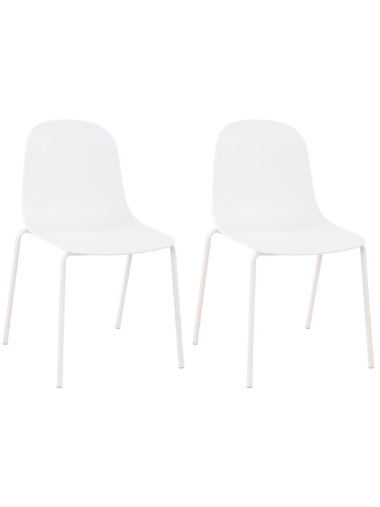 Sada 2 stoličiek Hardin, biela