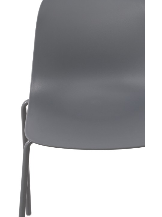 Sada 2 stoličiek Hardin, tmavosivá