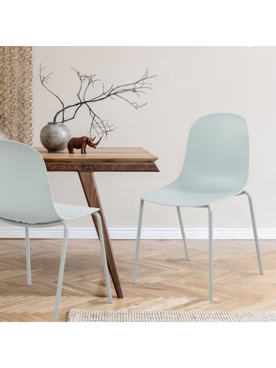 Sada 2 stoličiek Hardin, tyrkysová