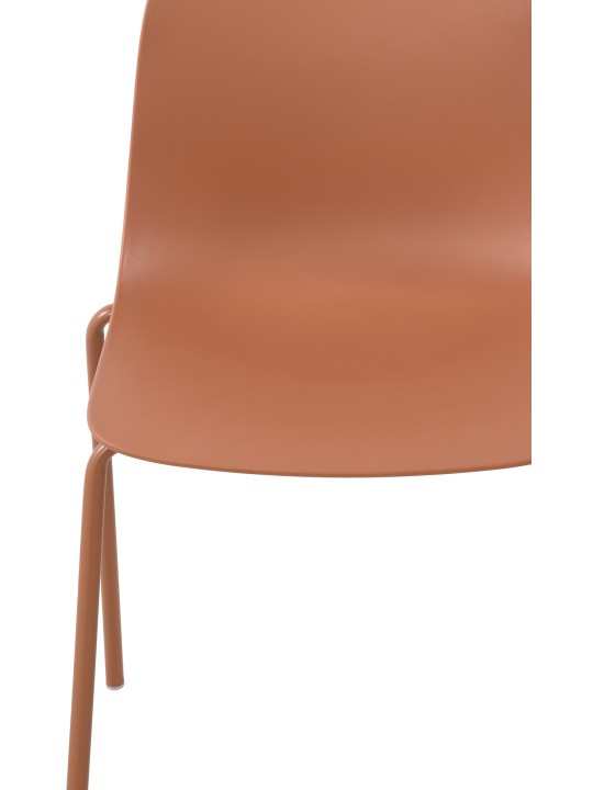 Sada 2 stoličiek Hardin, terakotová