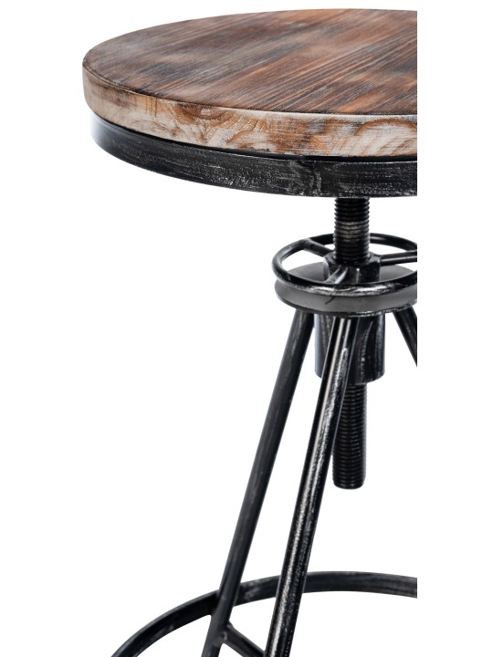 Sada 2 barových stoličiek Karla, strieborná