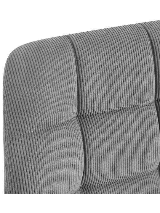 Stolička do jedálne Antibes Cord, sivá