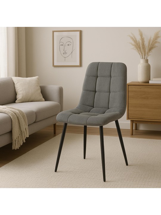 Stolička do jedálne Tilde Cord, sivá