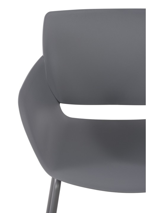 Sada 2 stoličiek Alpena, tmavosivá