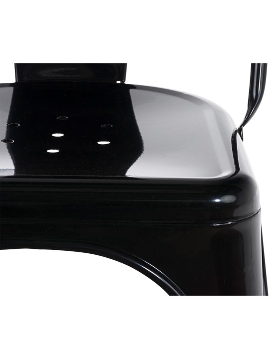 Sada 4 stoličiek Benedikt, čierna