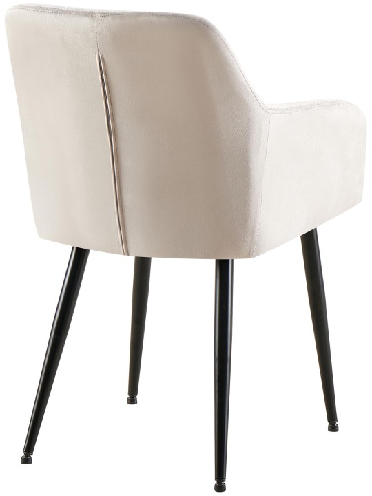 Stolička do jedálne Monett velvet B, sivá