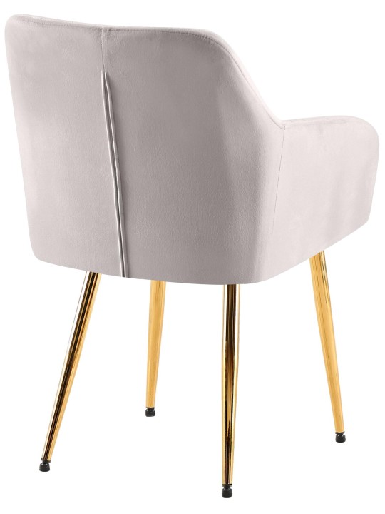 Stolička do jedálne Monett velvet G, sivá