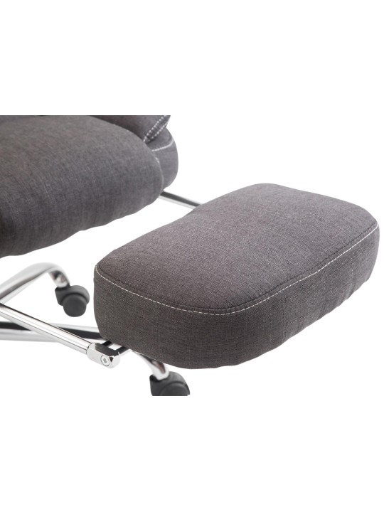 Kancelárske kreslo Castle látka, tmavosivá