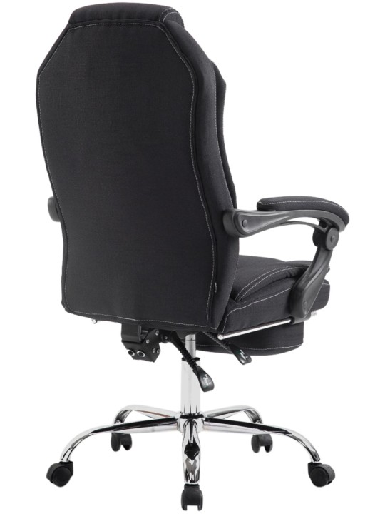 Kancelárske kreslo Castle látka, čierna