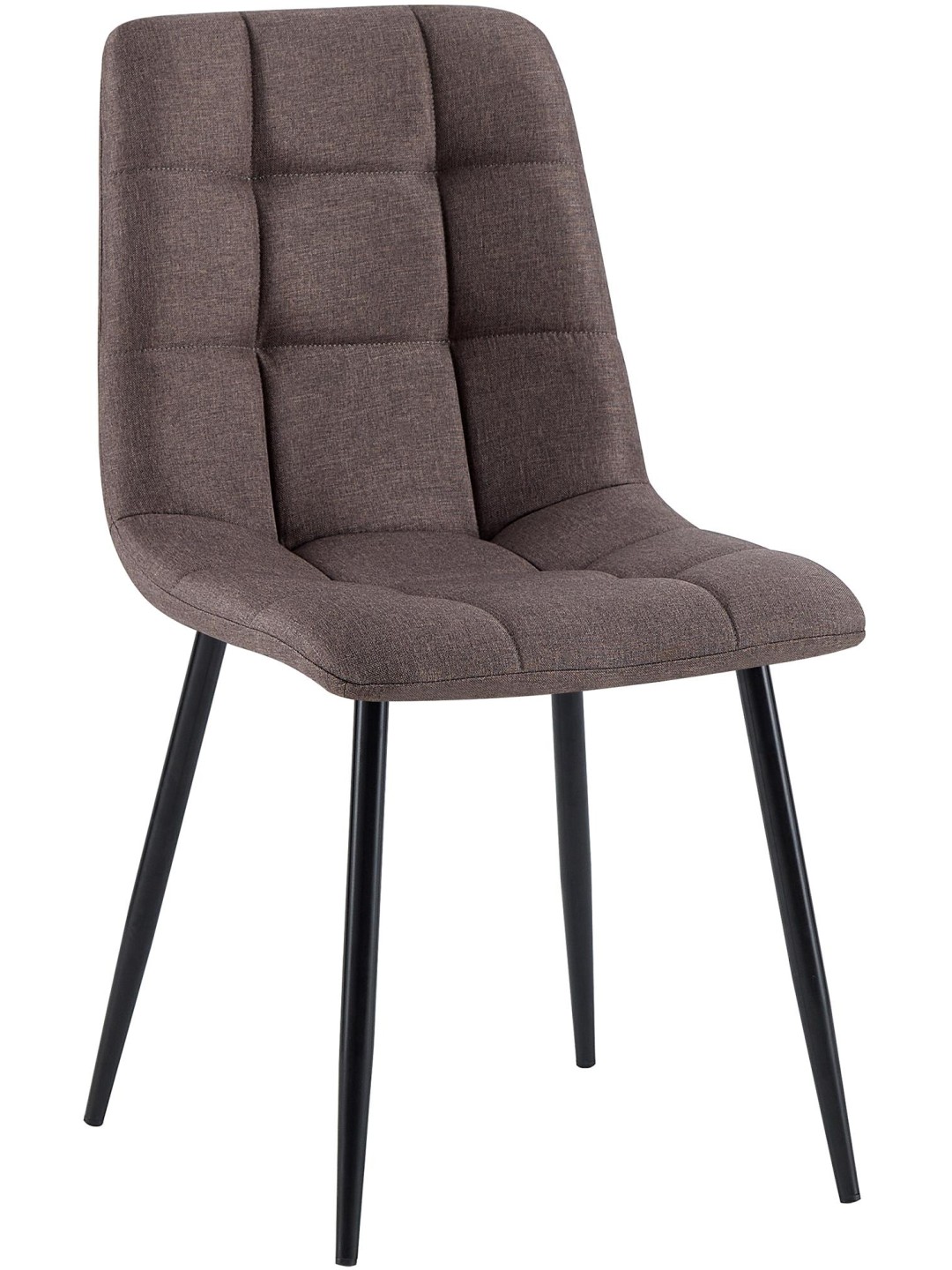 Jedálenská stolička Antibes látka, hnedá