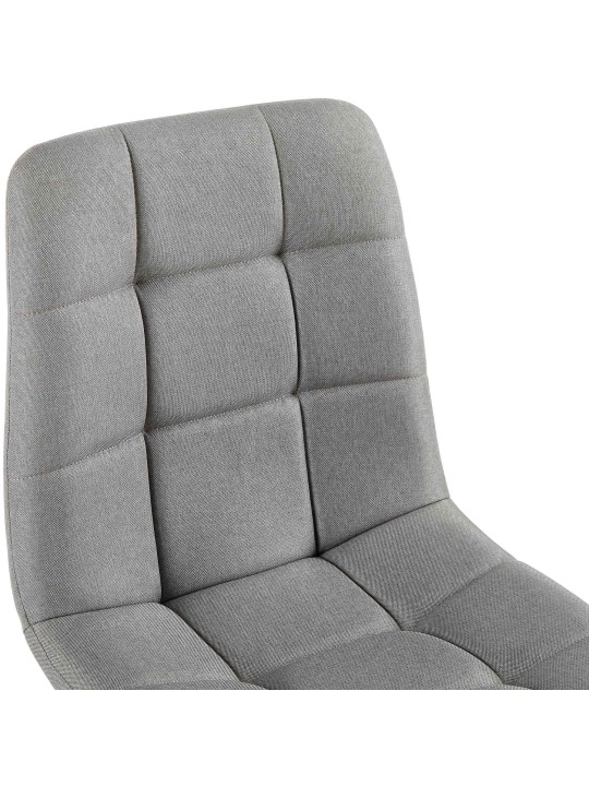 Jedálenská stolička Antibes látka, svetlosivá