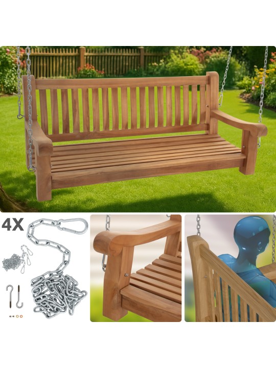 Hojdacia lavica Joyce 150 cm, teak