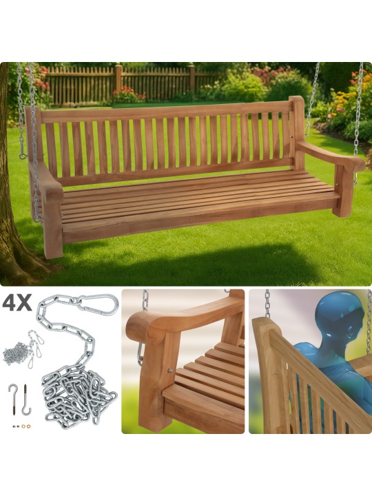 Hojdacia lavica Joyce 180 cm, teak