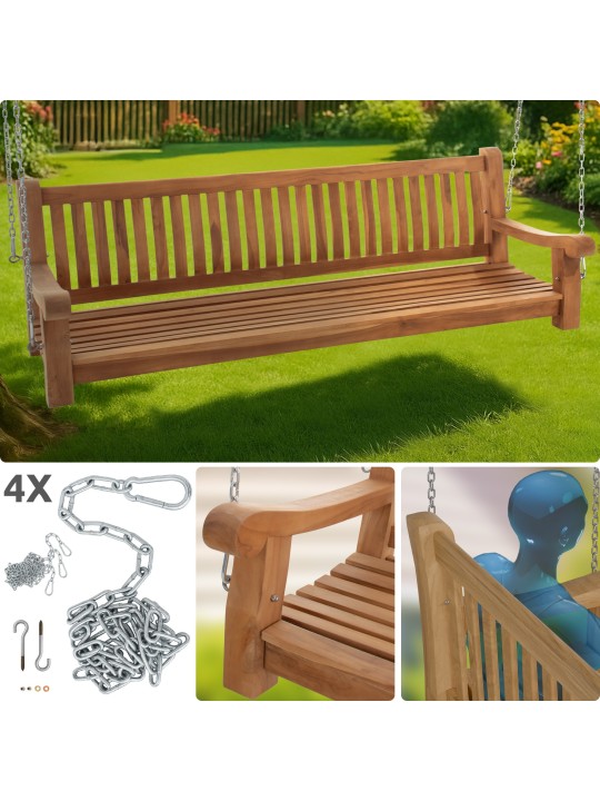 Hojdacia lavica Joyce 200 cm, teak