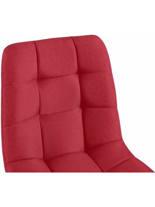 Jedálenská stolička Antibes látka, červená