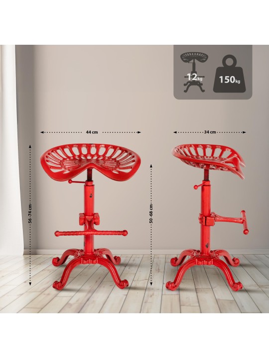 Barová stolička Butch, červená