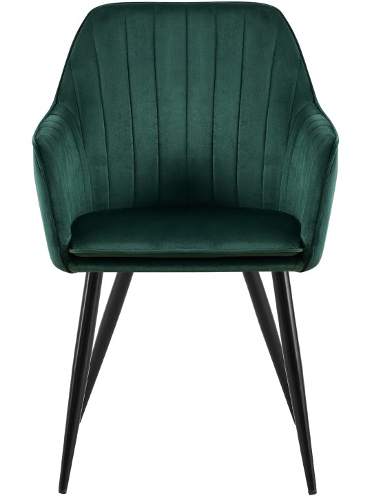 Jedálenská stolička Cheryl velvet, zelená