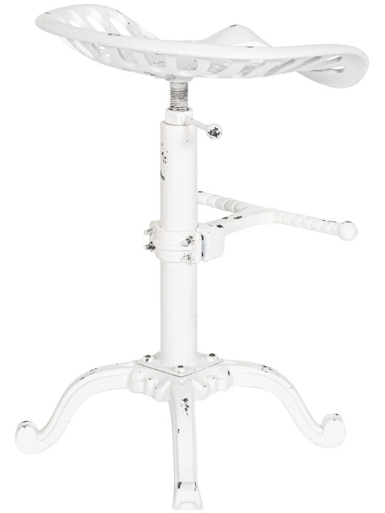 Sada 2 barových stoličiek Butch, antická biela