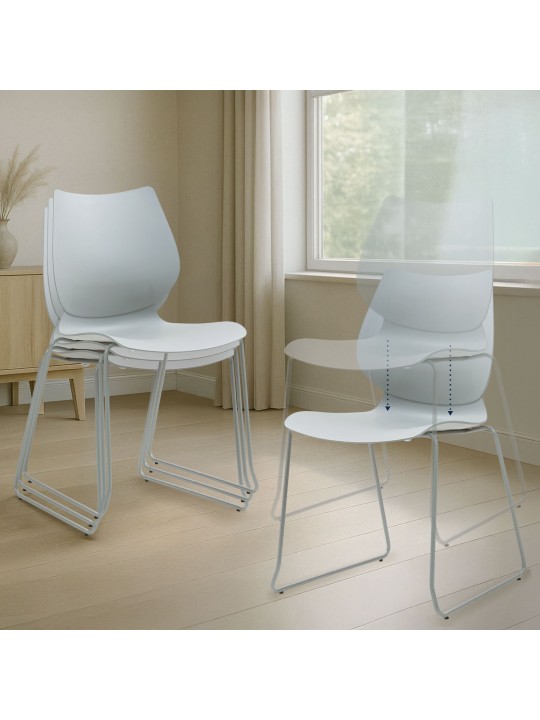 Stolička Houma, sivá