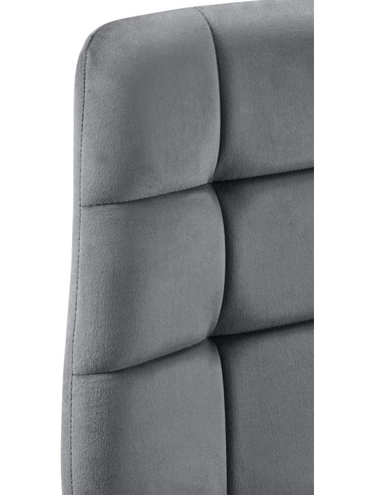 Sada 4 jedálenských stoličiek Antibes, tmavosivá