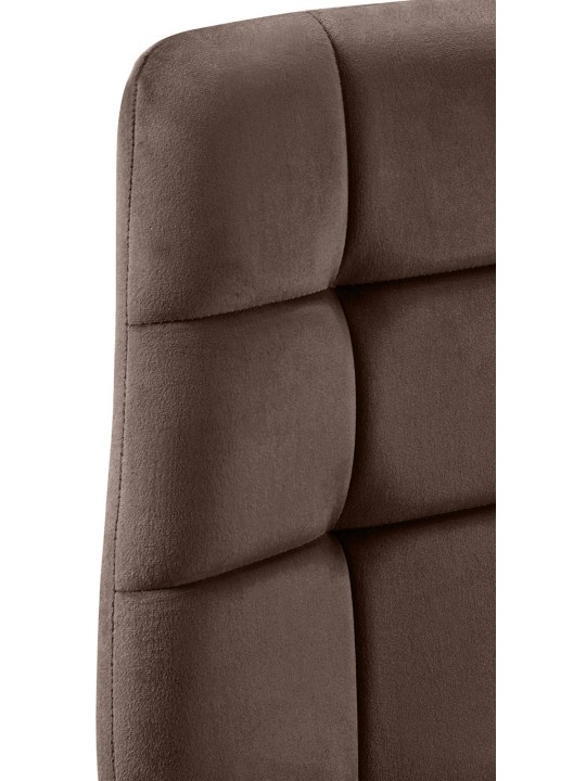 Sada 4 jedálenských stoličiek Antibes, hnedá