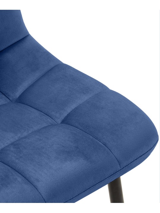 Sada 4 jedálenských stoličiek Antibes, modrá