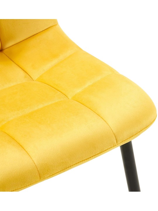 Sada 4 jedálenských stoličiek Antibes, žltá