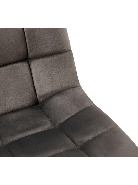 Sada 4 jedálenských stoličiek Antibes, antracitová