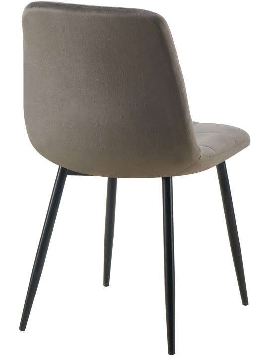 Sada 4 jedálenských stoličiek Antibes, antracitová