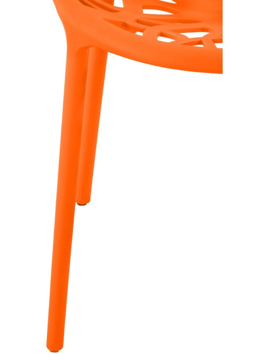 Sada 4 stoličiek Hope, oranžová