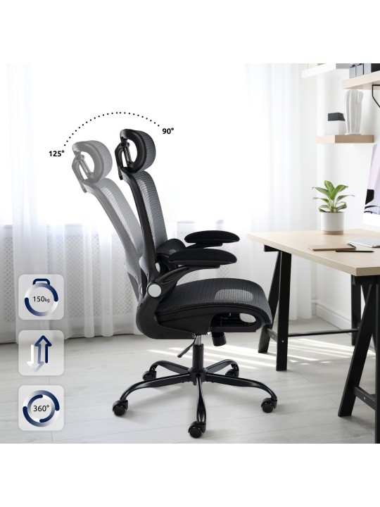 Kancelárske kreslo Kaylee, čierna