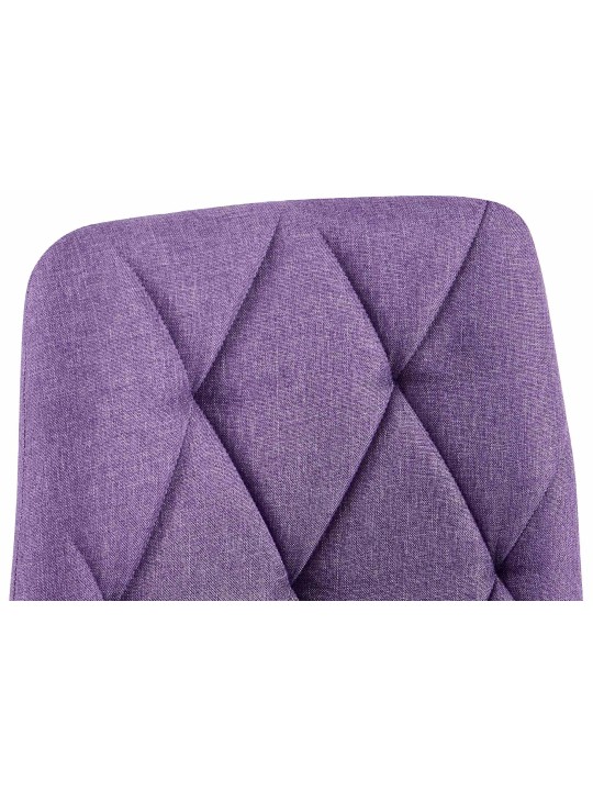 Jedálenská stolička Clairton látka, fialová