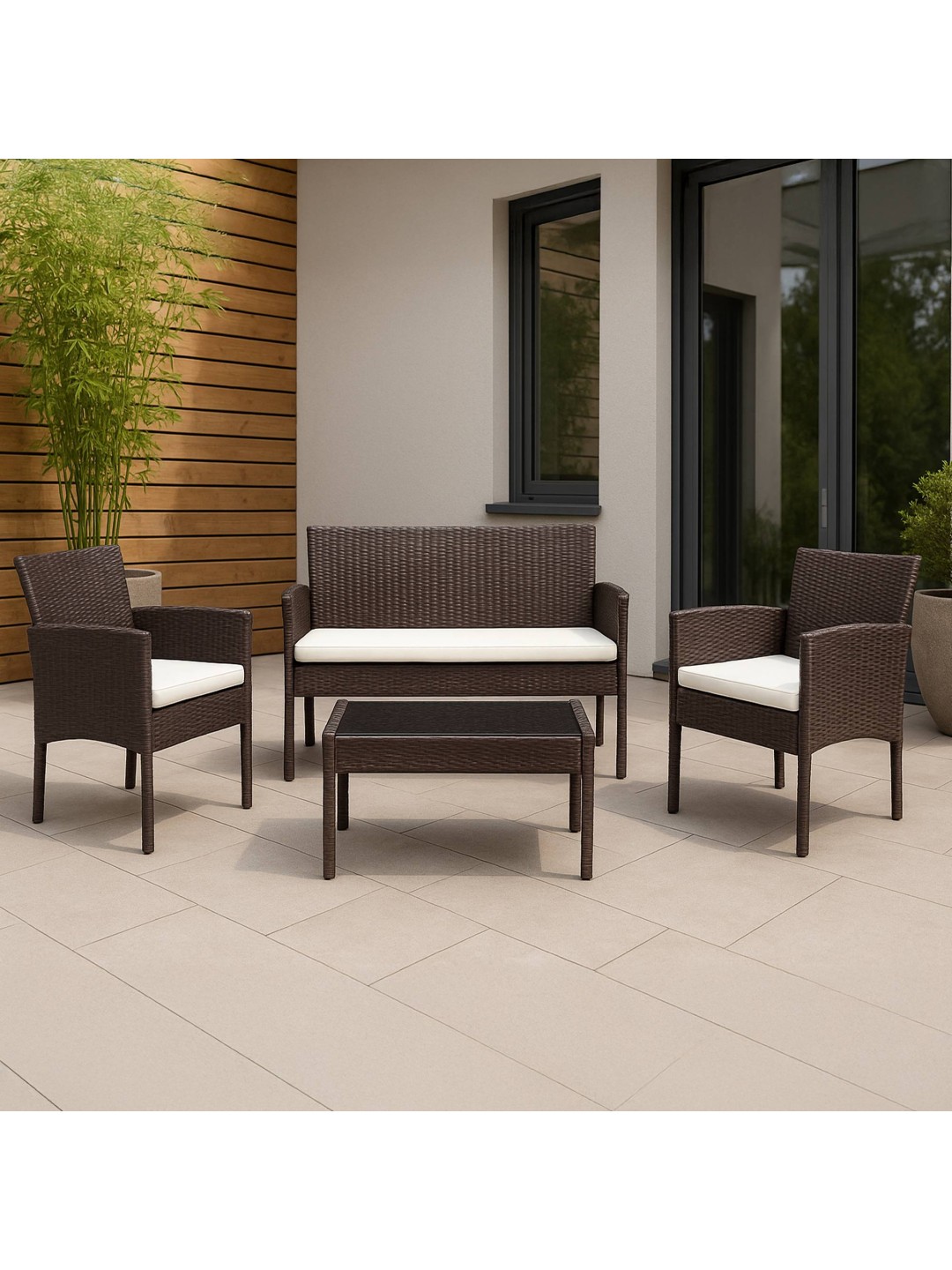 Ramunda skupina na sedenie, hnedá