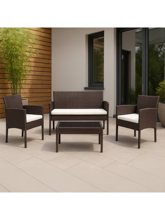 Ramunda skupina na sedenie, hnedá