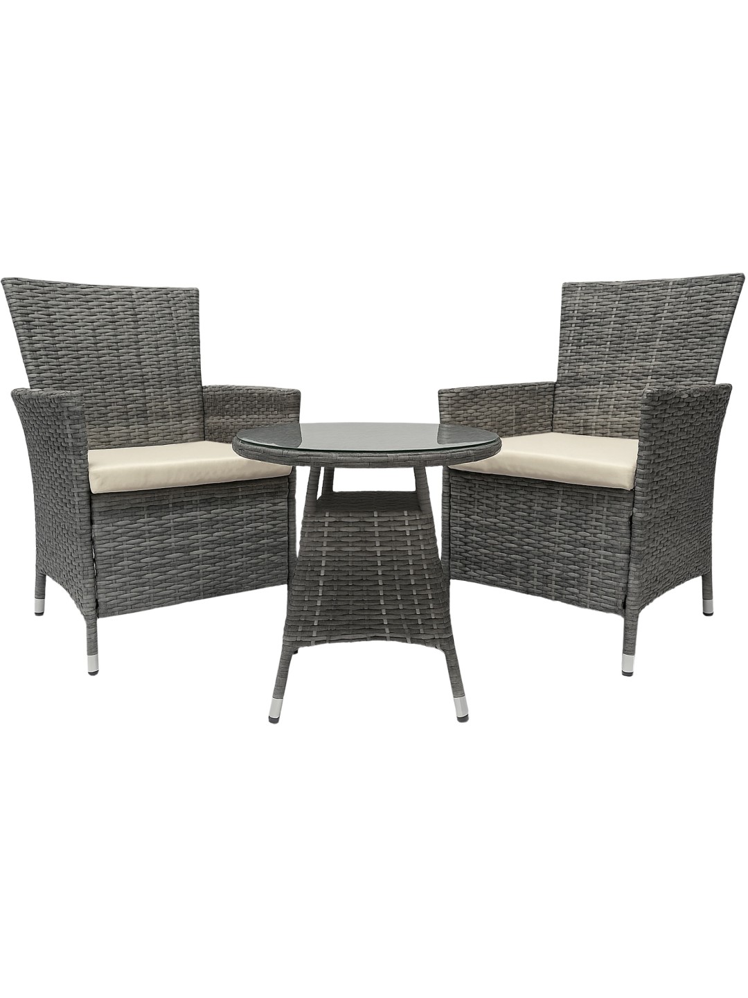 Skupina na sedenie Fireda, šedá melírovaná