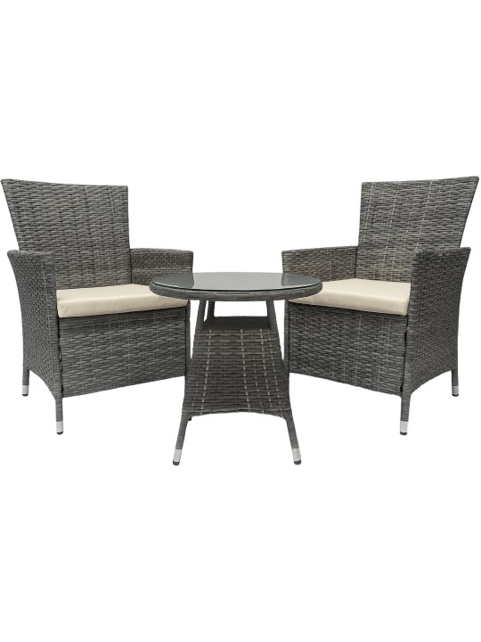 Skupina na sedenie Fireda, šedá melírovaná