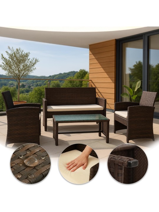 Sedacia skupina Toruba, hnedá