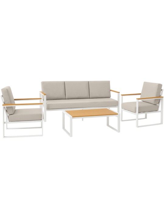 Rodiesa skupina na sedenie, biela