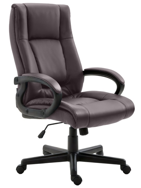 Kancelárske kreslo XL Sparta umelá koža, hnedá