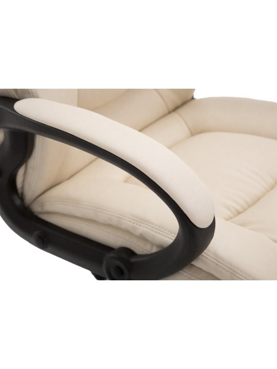 Kancelárske kreslo XL Sparta umelá koža, krémová