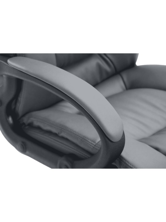 Kancelárske kreslo XL Sparta umelá koža, sivá