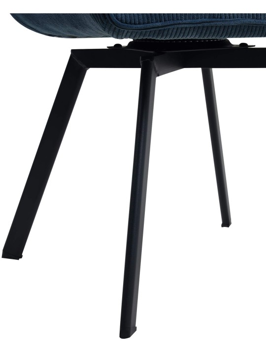 Stolička do jedálne Jordi Cord, modrá