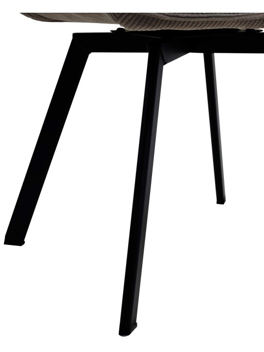 Stolička do jedálne Jordi Cord, hnedá