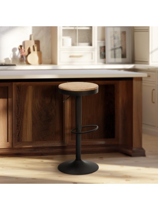 Sada 2 barových stoličiek Pitas, prírodná