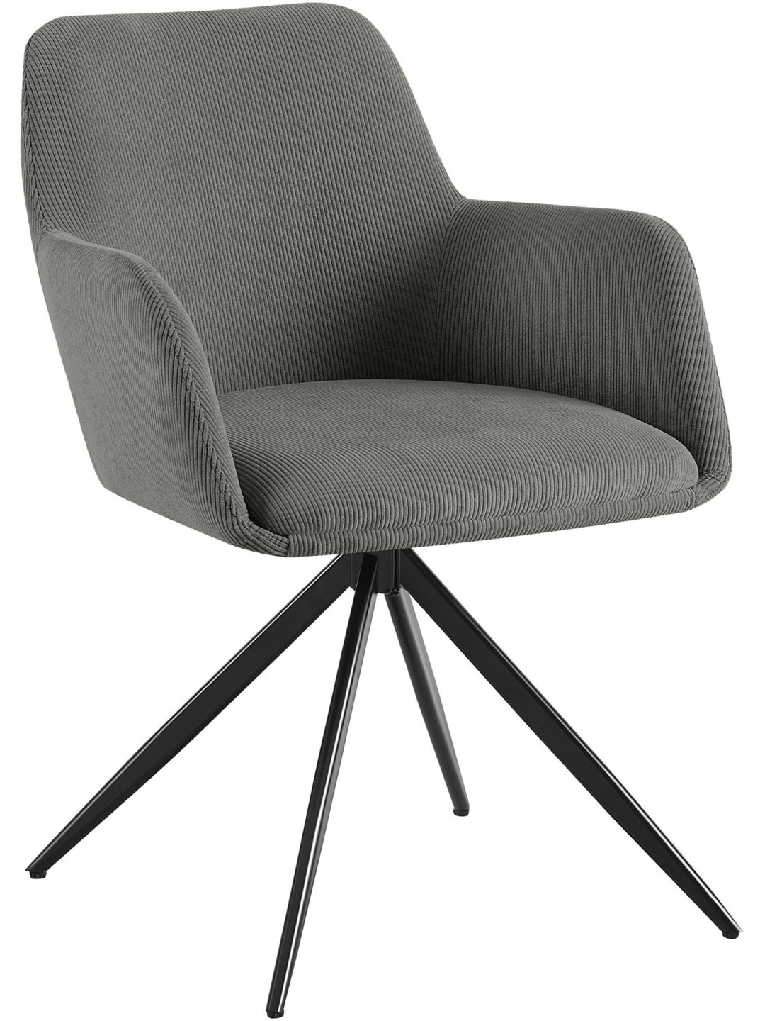 Jedálenská stolička Olema Cord, sivá