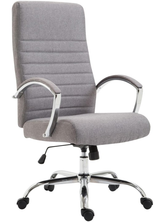Kancelárske kreslo látka Valais, sivá